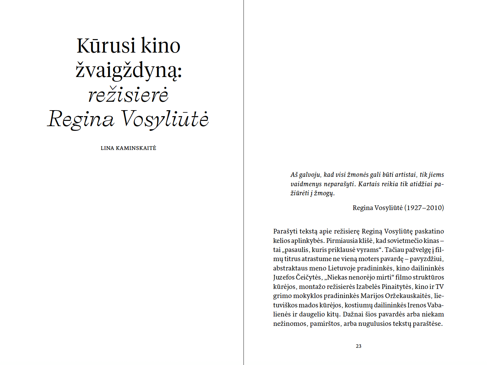 Fokuse: moterys Lietuvos kine (el. knyga)