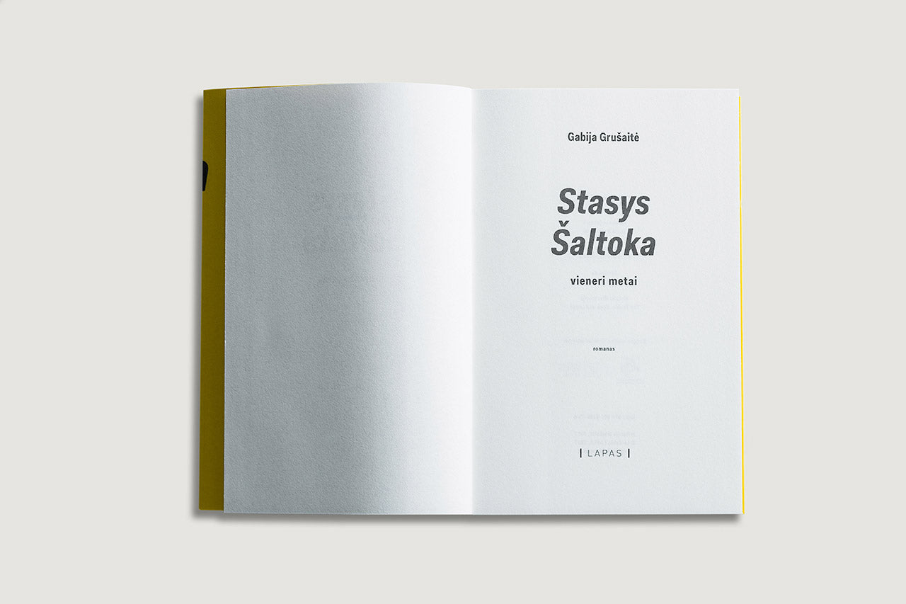 Gabija Grušaitė – Stasys Šaltoka, knyga